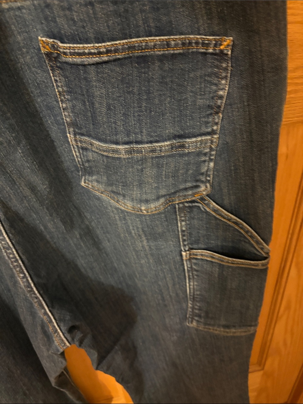 Carhartt 
Women's Rugged Flex® Relaxed Fit Denim Bib Overall - Picture 6 of 8
